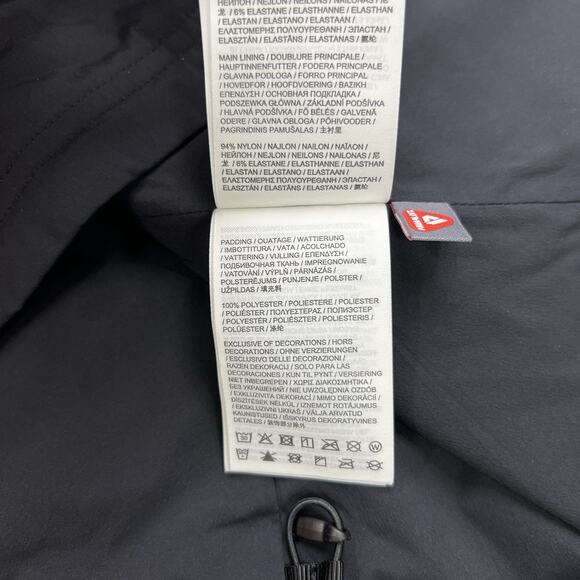 Rossignol Opside Jacket Size Large Womens Black Light Insulated Full Zip $230 - Picture 11 of 15